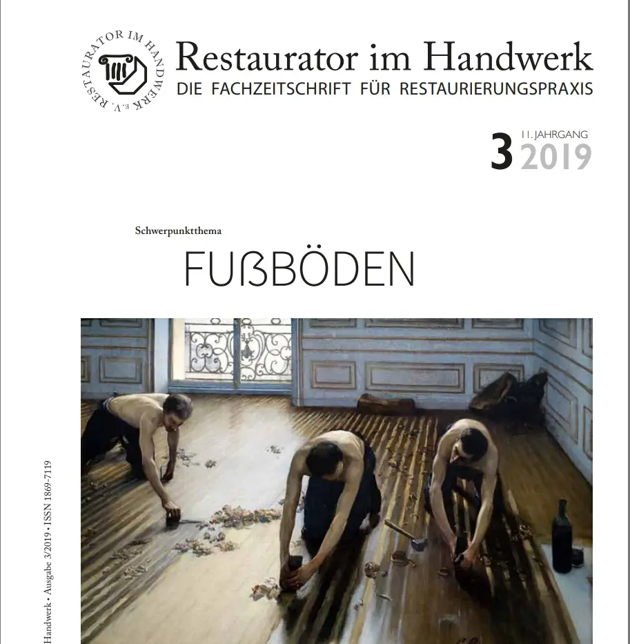 Foto mit drei Bodenlegern mit nacktem Oberkörper